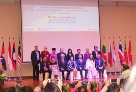  Trung tâm Khảo thí Đại học Quốc gia Hà Nội tham dự Hội nghị quốc tế về đánh giá các xu hướng giáo dục ngôn ngữ tại Singapore